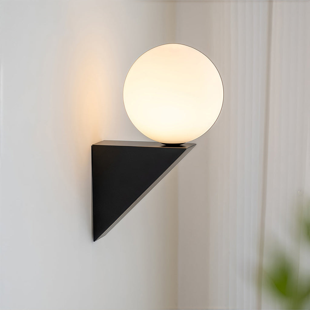 WINTERBOURNE CLEAR SPHERE WALL LANTERN