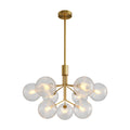 WINDSOR COPPER GLASS DRAPED CEILING LANTERN
