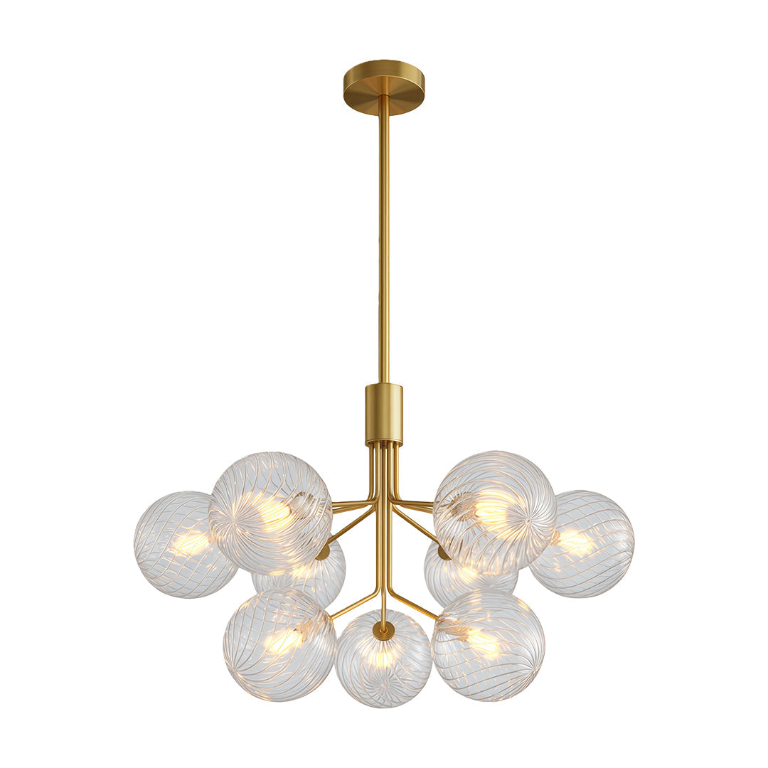 WINDSOR COPPER GLASS DRAPED CEILING LANTERN