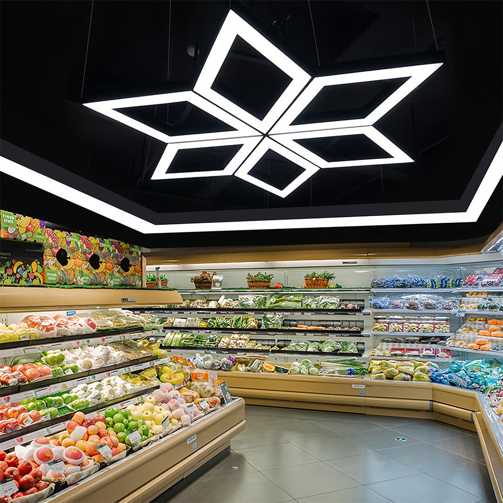 RAVENSCROFT DIAMOND-INSPIRED LED CEILING LANTERN