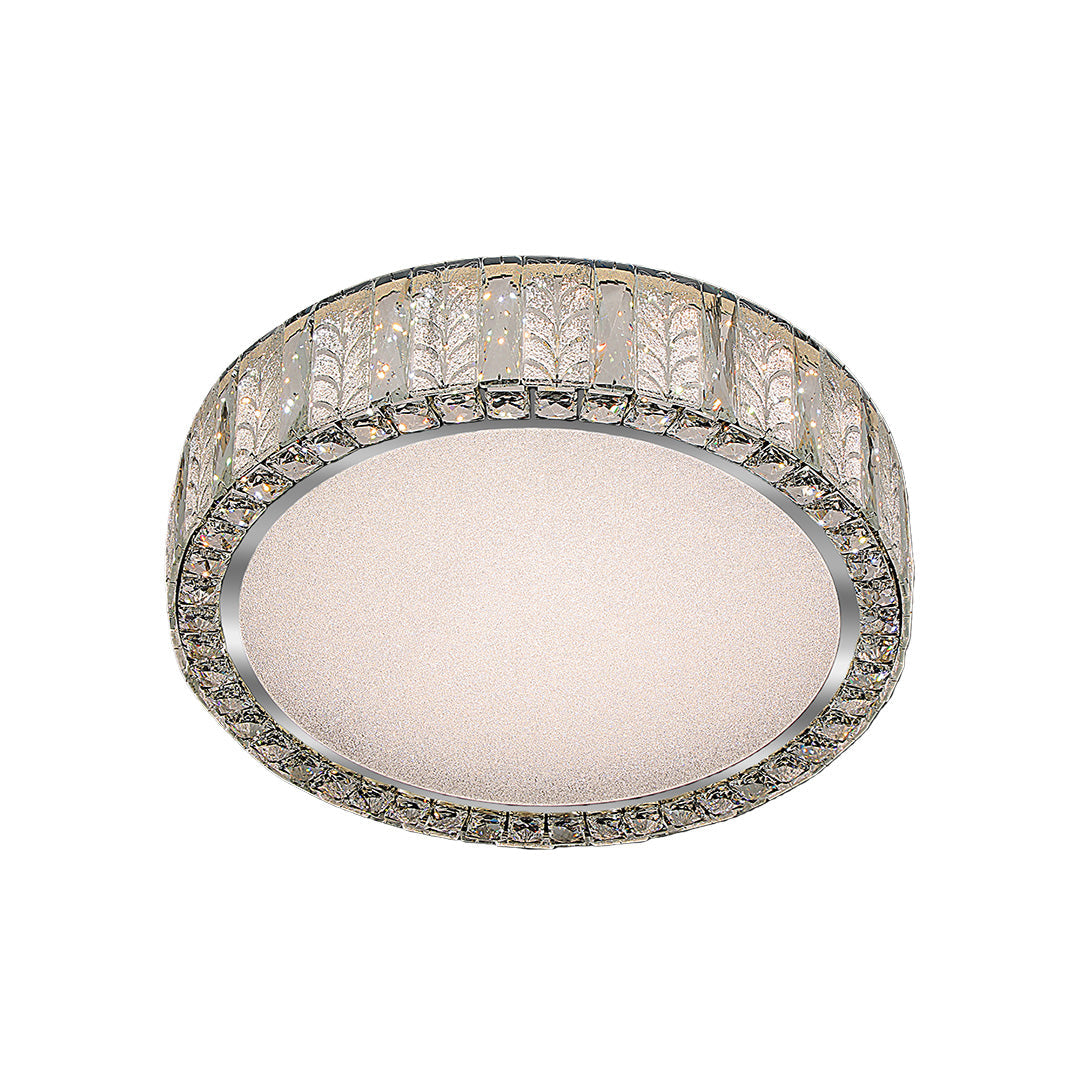 WINTHORPE RADIANT CRYSTAL FLUSH CEILING LIGHT