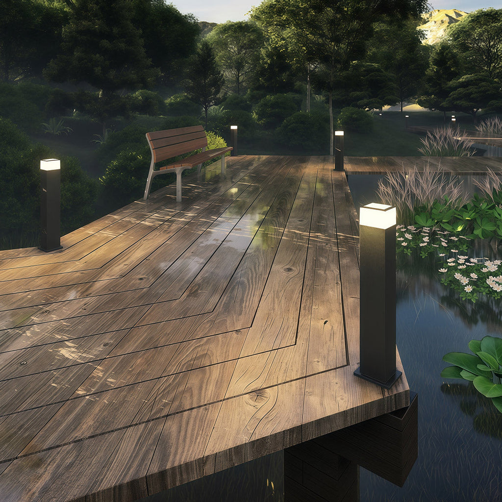 WINDSOR SQUARE GLOWING PATH LIGHTS FOR OUTDOOR LANDSCAPING