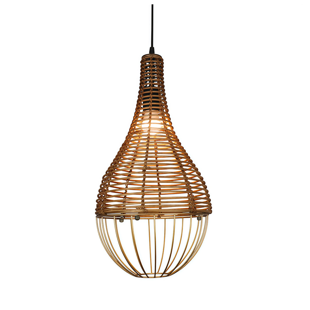 WINTHORPE WOVEN RATTAN CEILING LANTERN