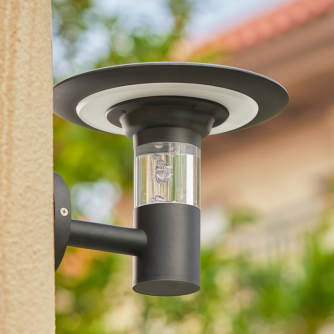 WINCHESTER SOLAR GARDEN WALL LANTERN - WEATHERPROOF OUTDOOR ILLUMINATION