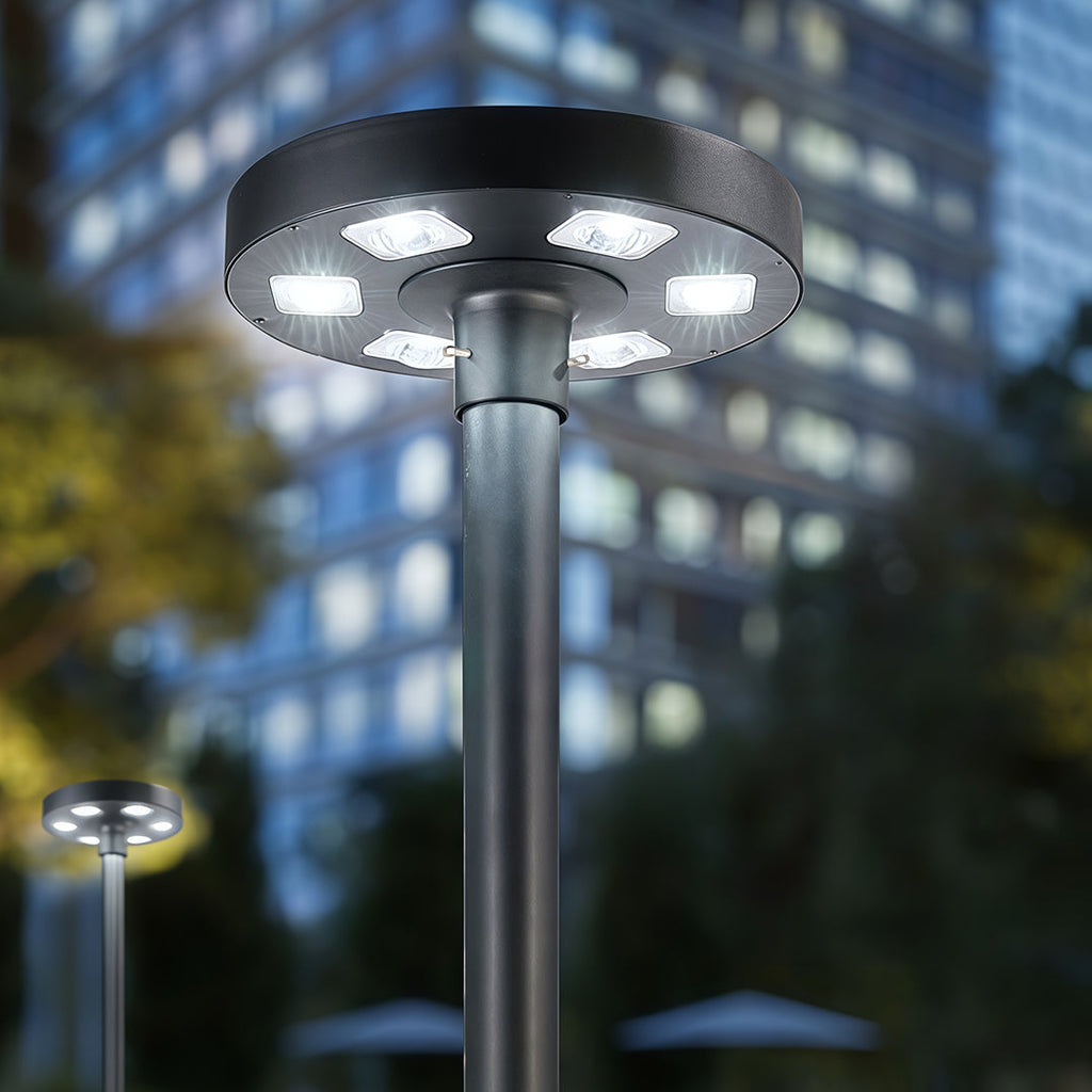 WINDSOR SOLAR GARDEN LANTERN POLE LIGHT