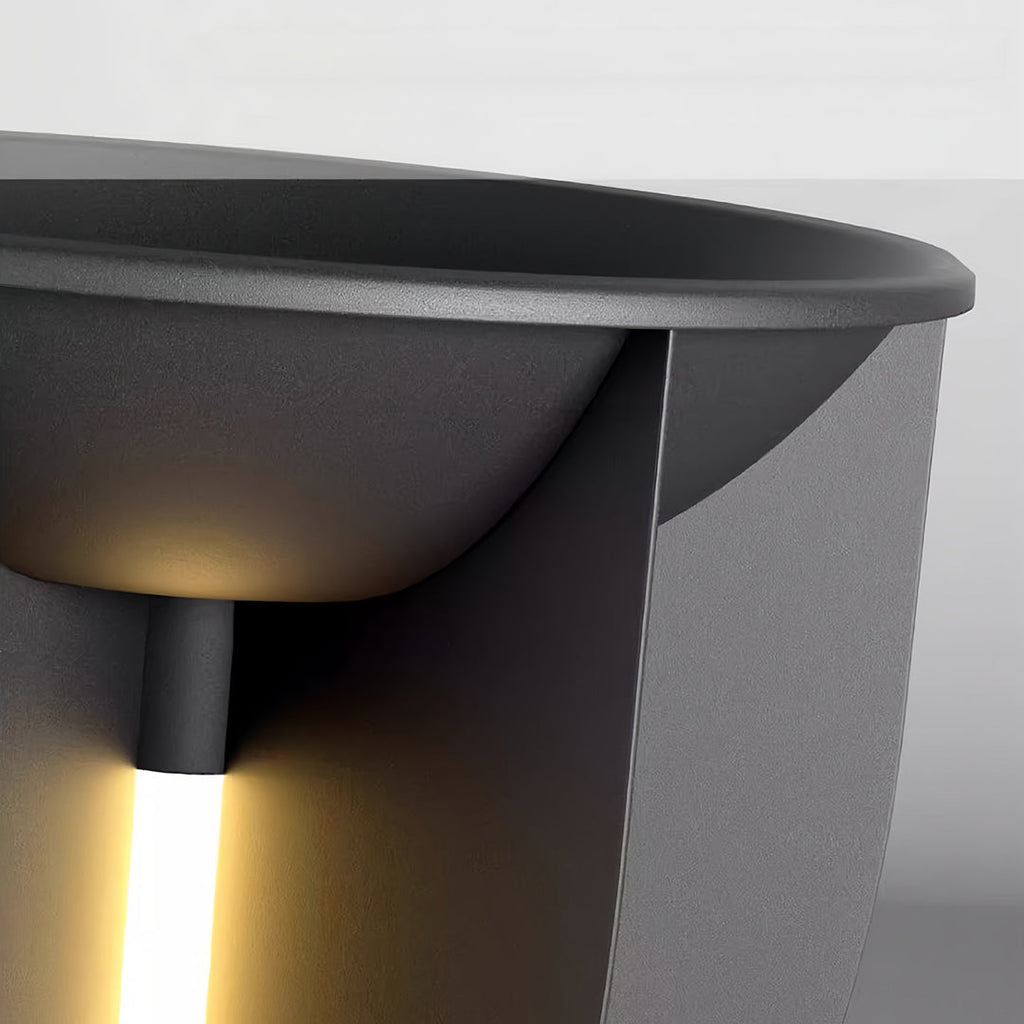 CHISWICK ILLUMINATED GARDEN URN WITH WATERPROOF OPENWORK DESIGN