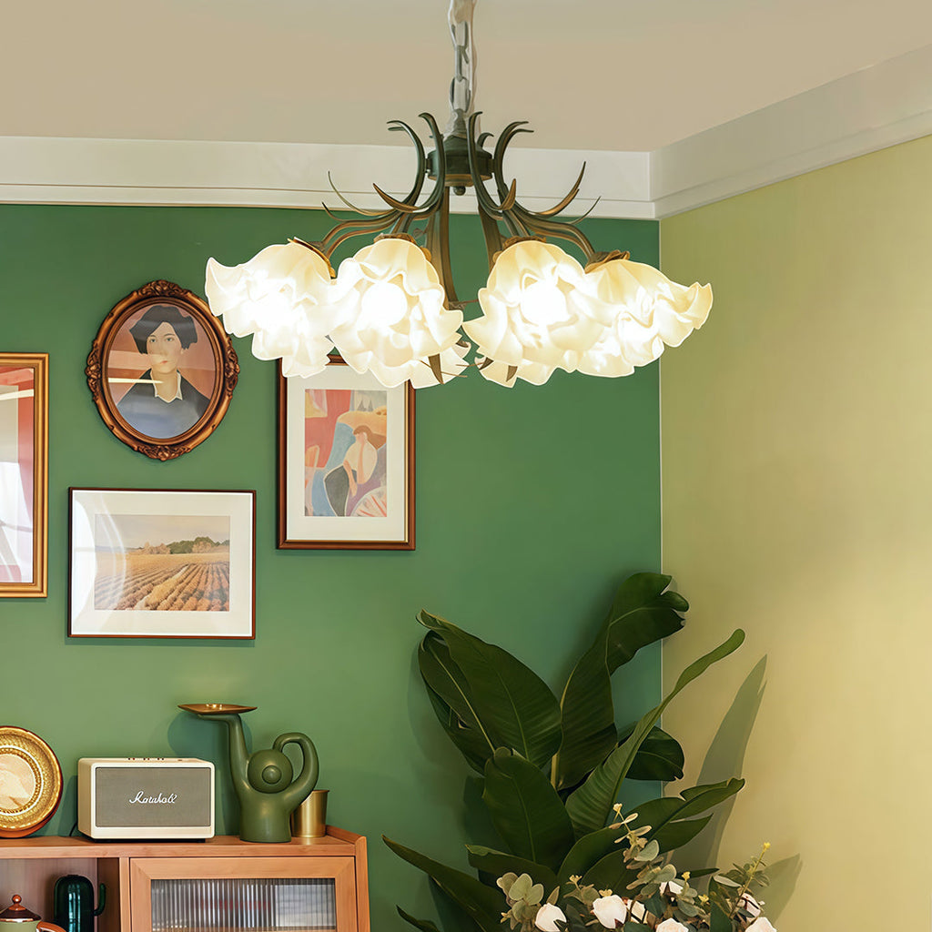 WINTHROPE LILY OF THE VALLEY CEILING LANTERN