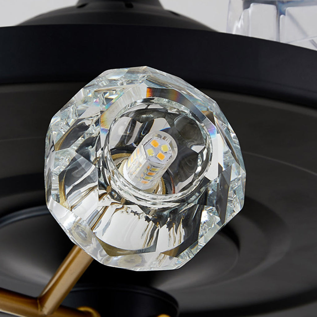 FENWICK CRYSTAL LUMINAIRE CEILING FAN