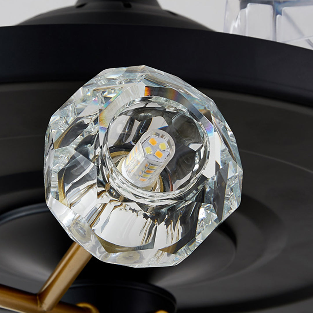 FENWICK CRYSTAL LUMINAIRE CEILING FAN