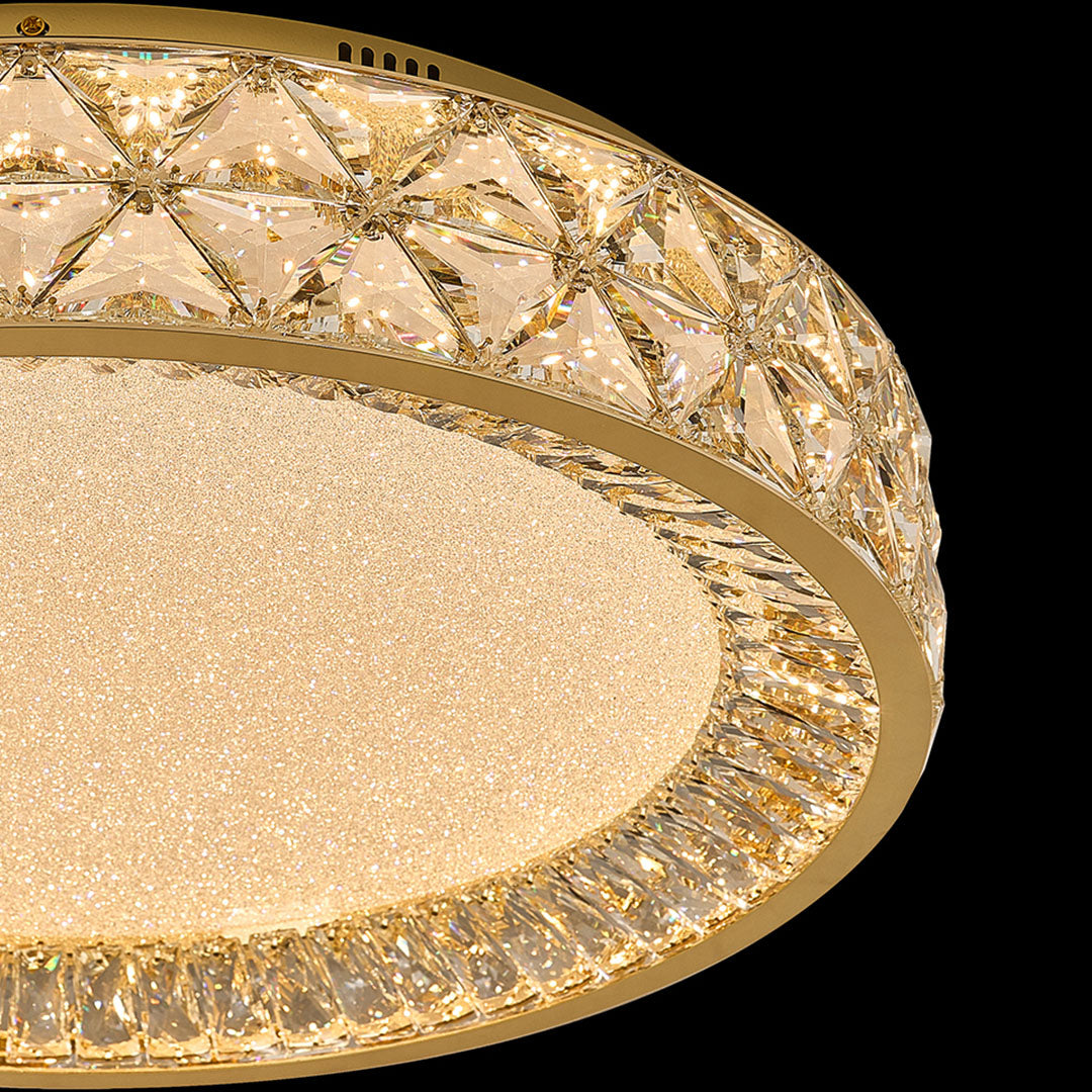 WINDSOR CRYSTAL FRESCO FLUSH LIGHT