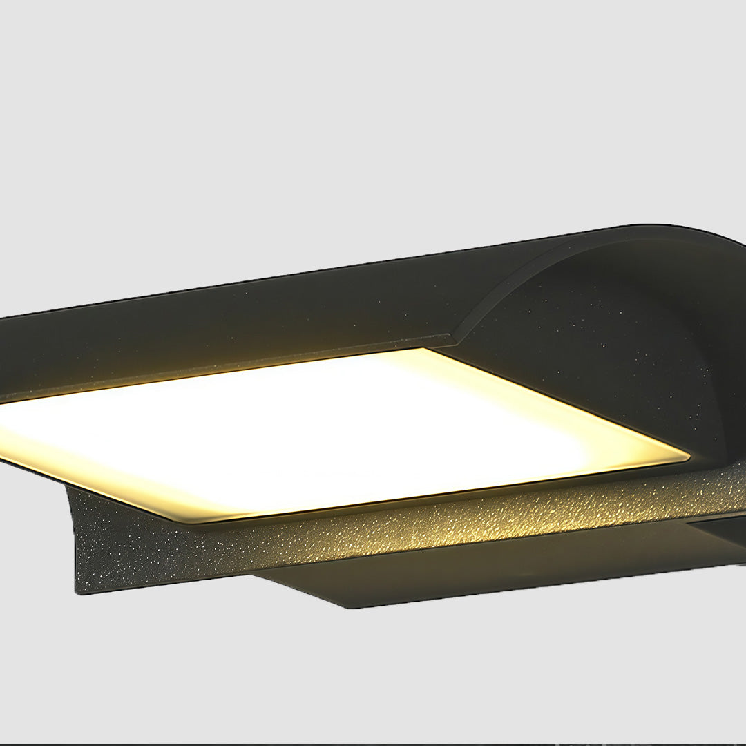 WINDSOR GARDEN WALL LANTERN - Contemporary Waterproof LED Fixture
