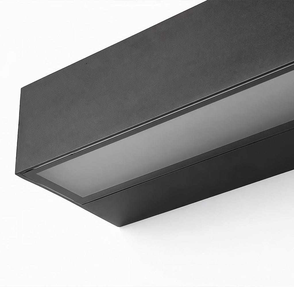 WINDSOR LED OUTDOOR NUMBERED LIGHTING - MODERN WATER-RESISTANT PORCH FIXTURE