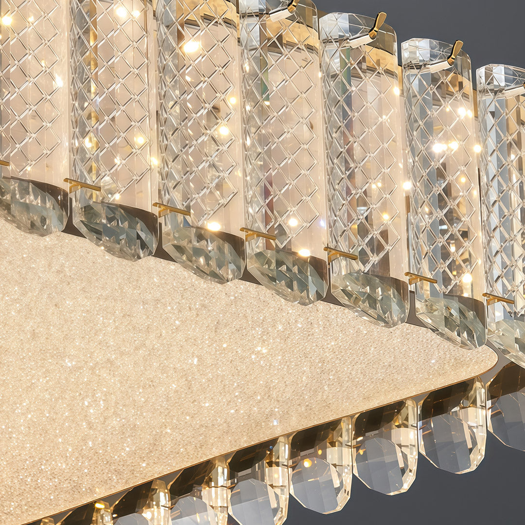 WINDSOR CRYSTAL FLUSH CEILING LIGHT