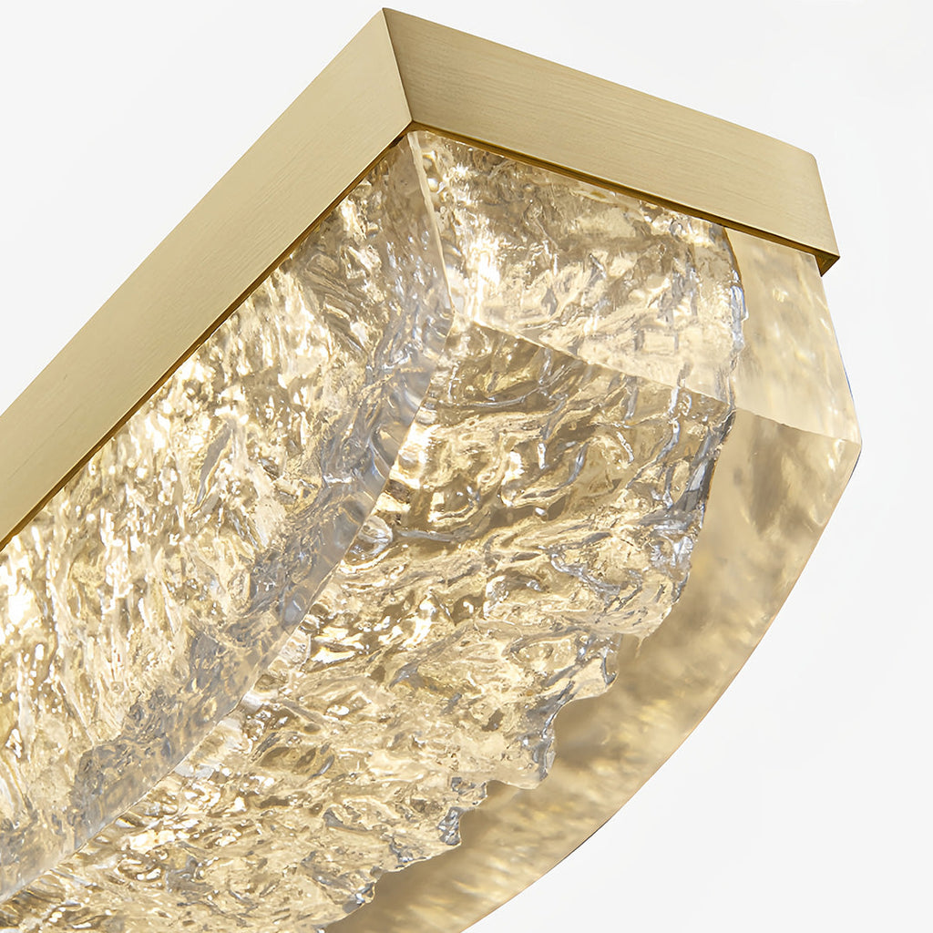 WINTERBOURNE RESIN CRYSTAL GLOBE CEILING LANTERN