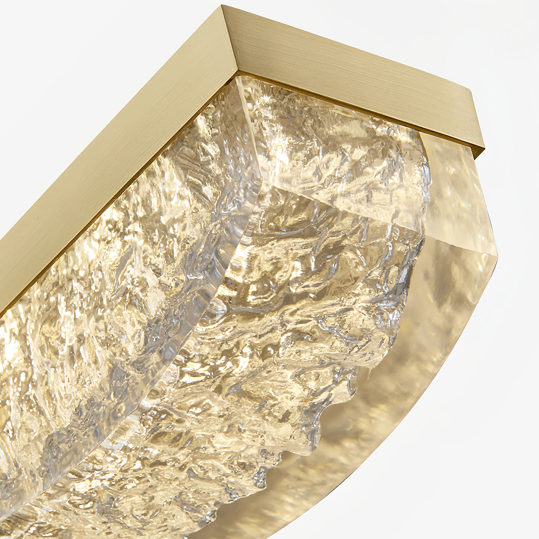 WINTERBOURNE RESIN CRYSTAL GLOBE CEILING LANTERN