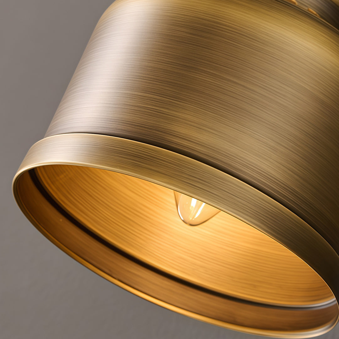 WINTHROP VINTAGE BRASS LED WALL SCONCE