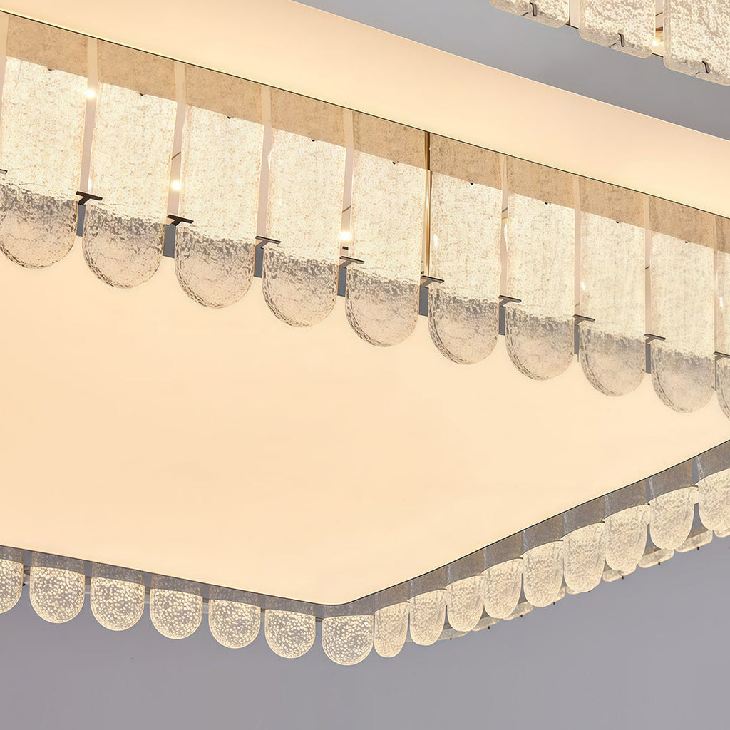 WINDSOR CRYSTAL FLUSH MOUNT CEILING ILLUMINATION