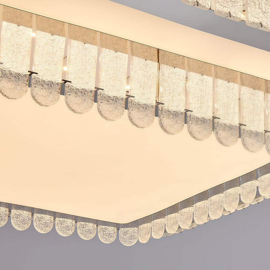 WINDSOR CRYSTAL FLUSH MOUNT CEILING ILLUMINATION