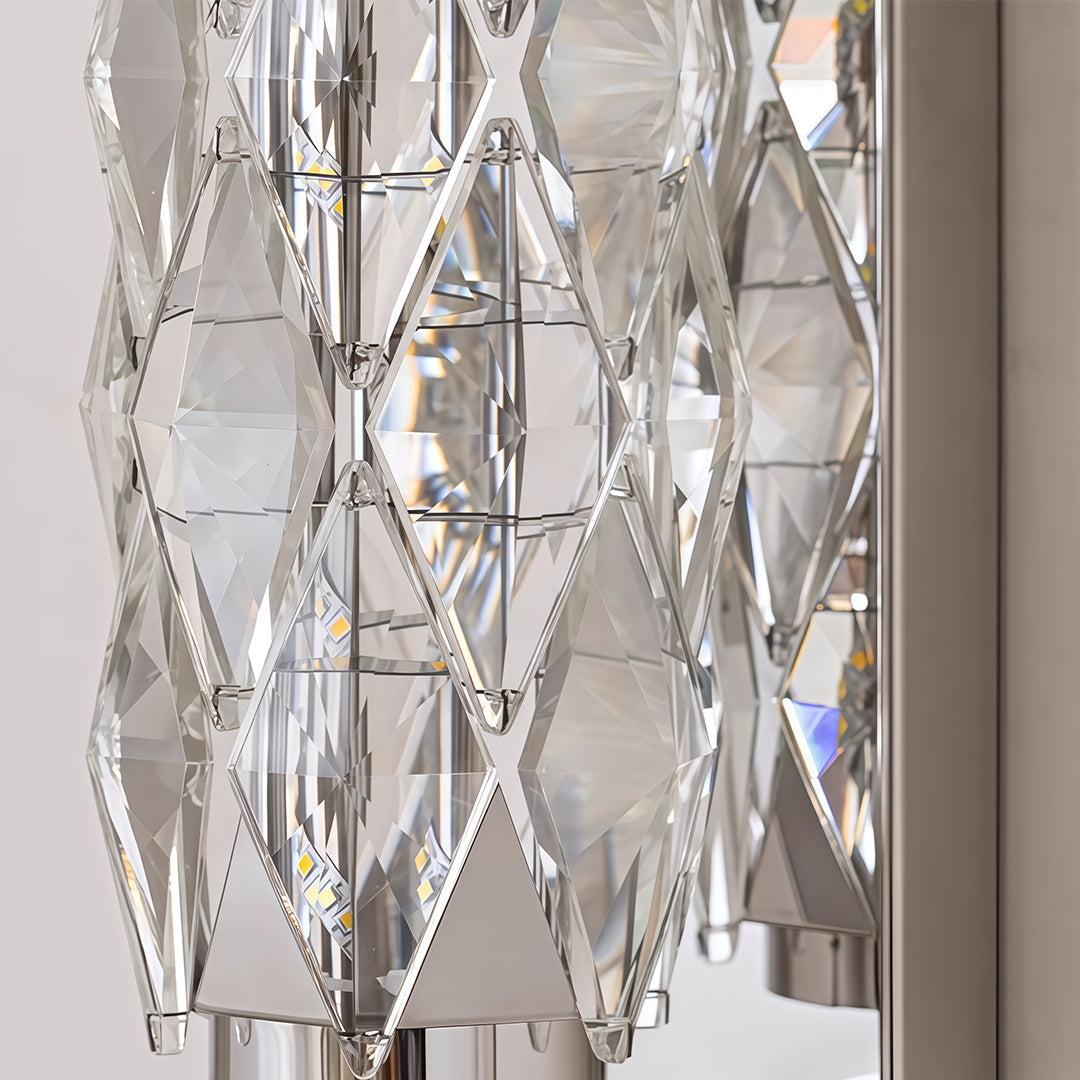 WINDSOR CRYSTAL GEOMETRIC WALL LANTERN