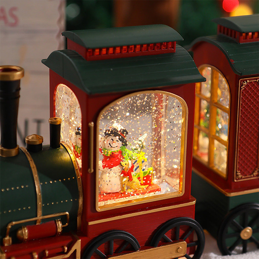 WINTERTON SANTA'S TRAIN SNOWGLOBE LUMINAIRE
