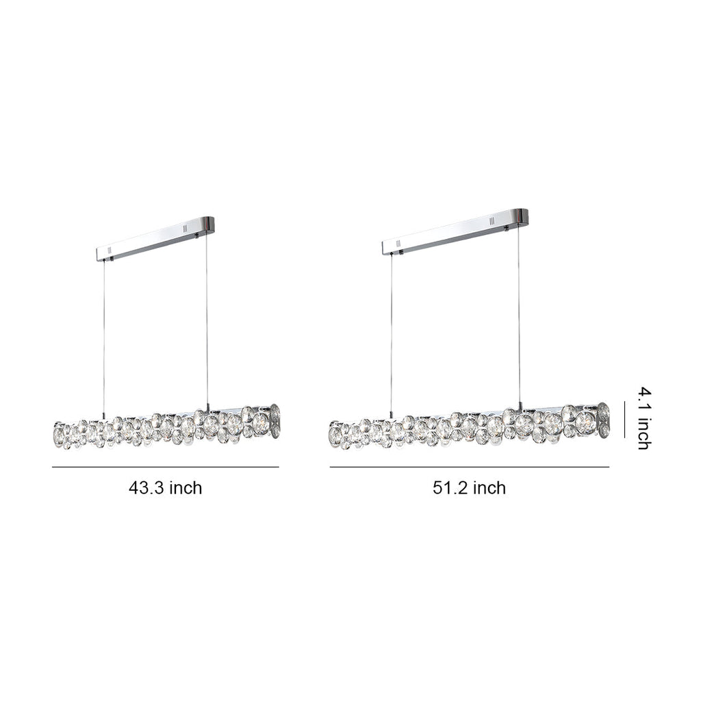WINTERBOURNE CRYSTAL DAPPLE CEILING PENDANT