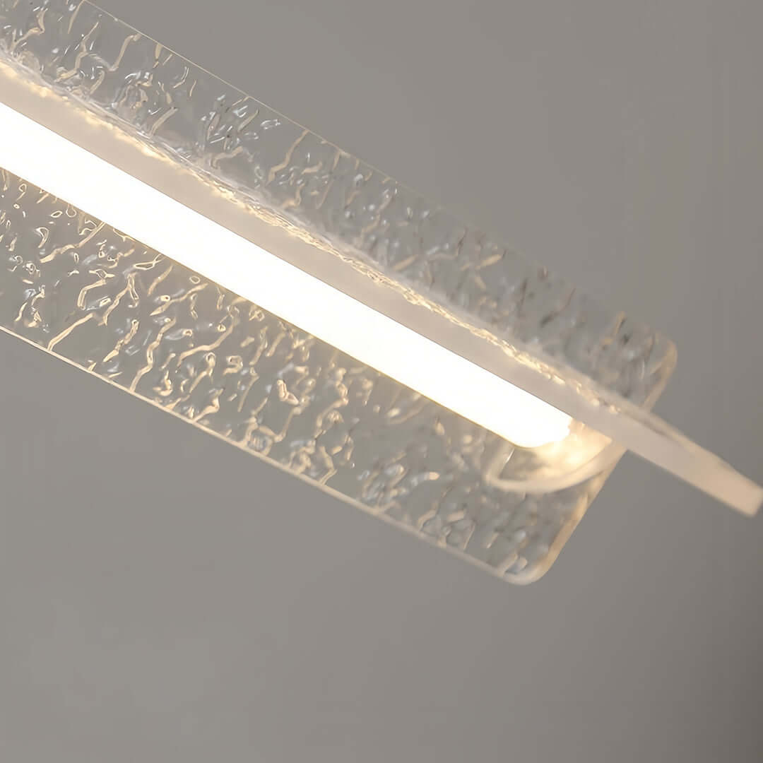 WINDSOR FROSTED ACRYLIC ISLAND PENDANT LIGHT