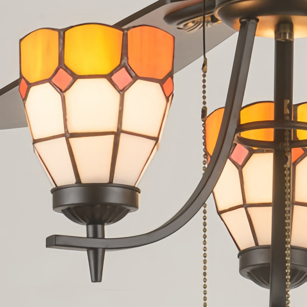 1. **WILLOUGHBY WOODEN BLADES CEILING LIGHTING FAN**  
   A charming ceiling fan featuring a rich wood grain finish and integrated lighting for a warm ambiance.

2. **FARNHAM RUSTIC AIRFLOW LAMP FAN**  
   A vintage-inspired fan with a dark wood aesthetic