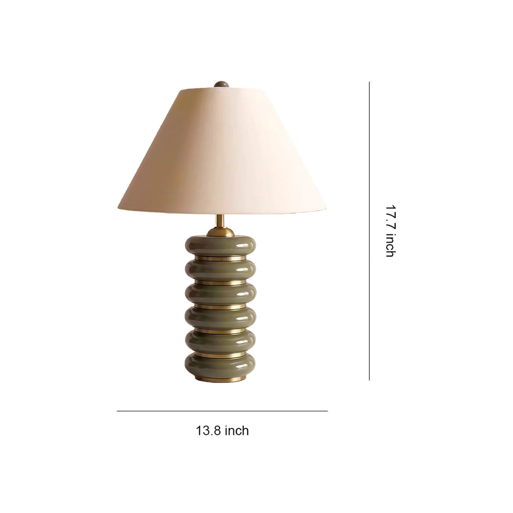 CHARLESTON TWEED SHADE TABLE LANTERN
