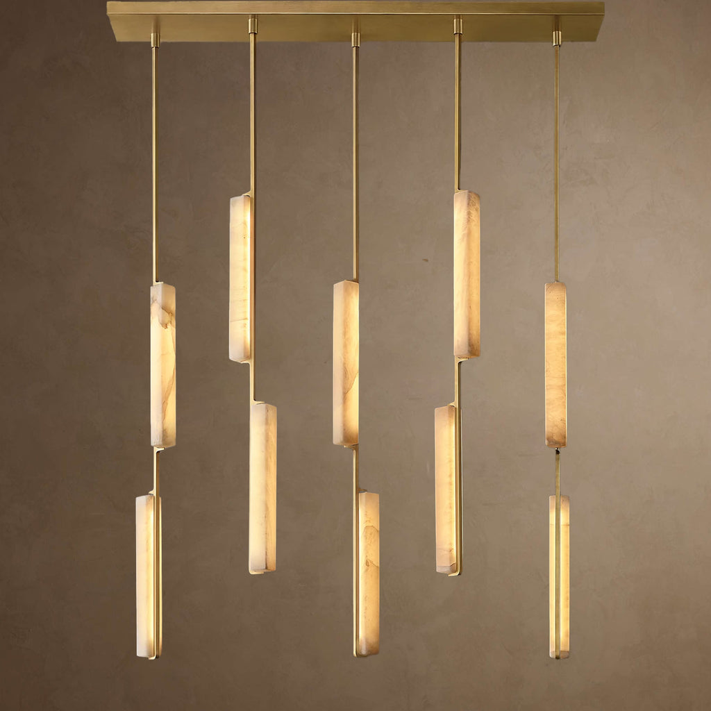 VALLIS MARBLE STRIPED CEILING LANTERN