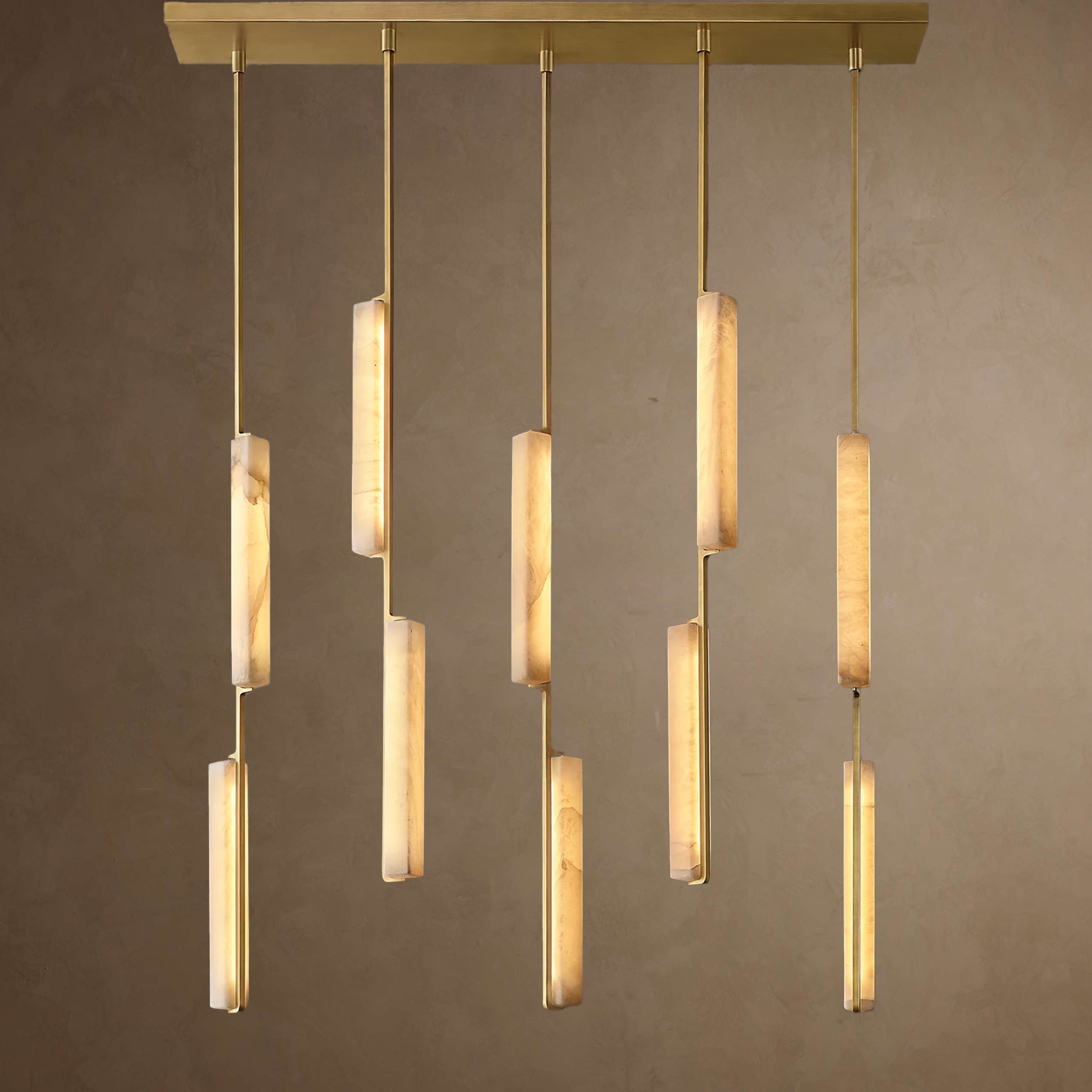 VALLIS MARBLE STRIPED CEILING LANTERN