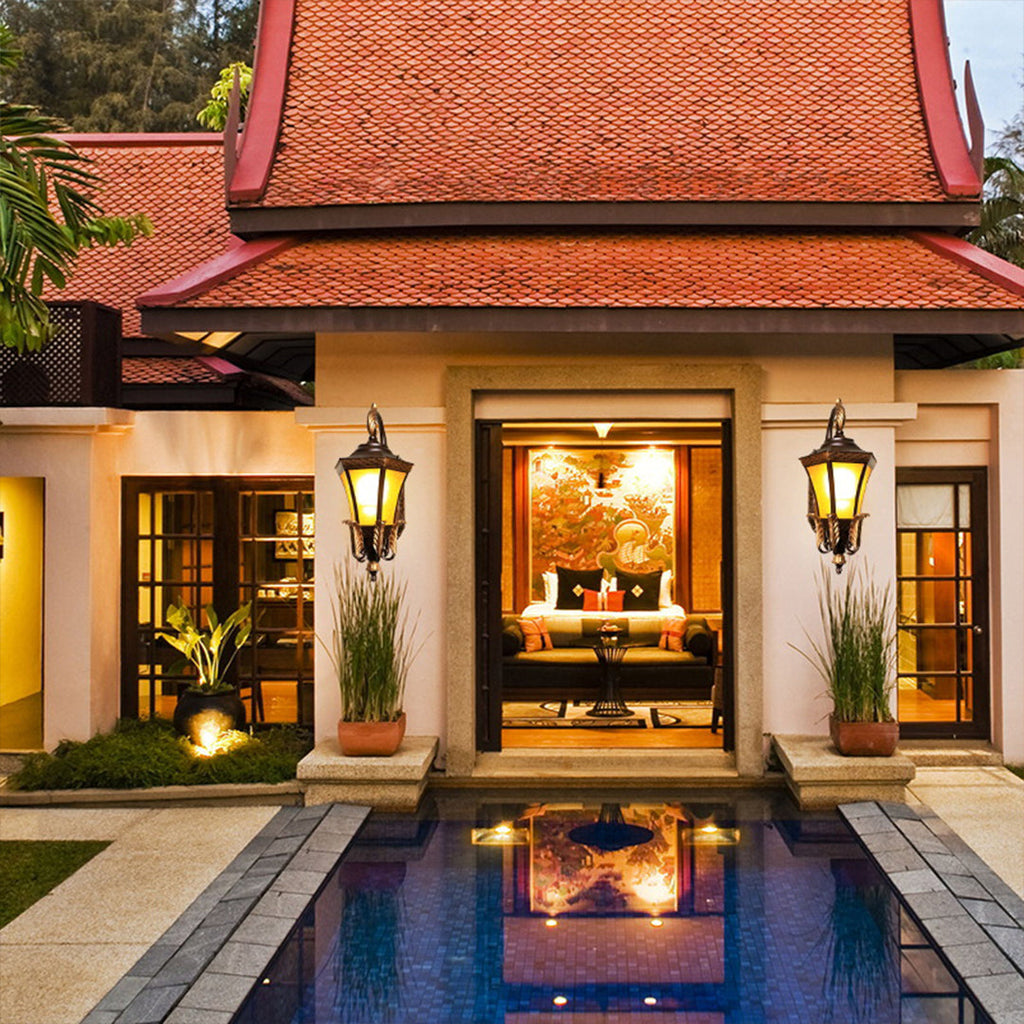 CARLETON COPPER GARDEN WALL LANTERN
