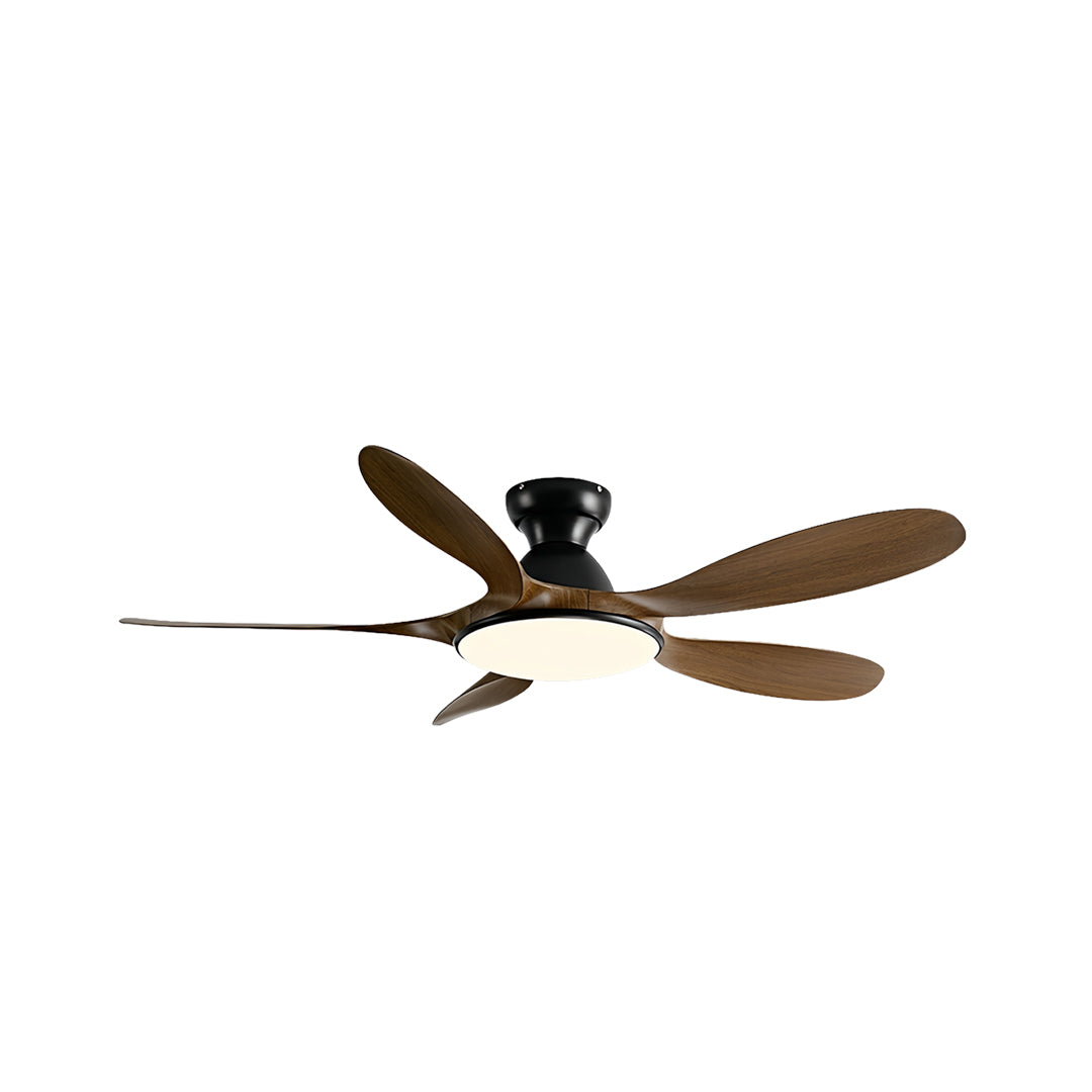 WINTHORPE FIVE-BLADE CEILING LIGHT FAN WITH ABS BLADES AND METAL FRAME