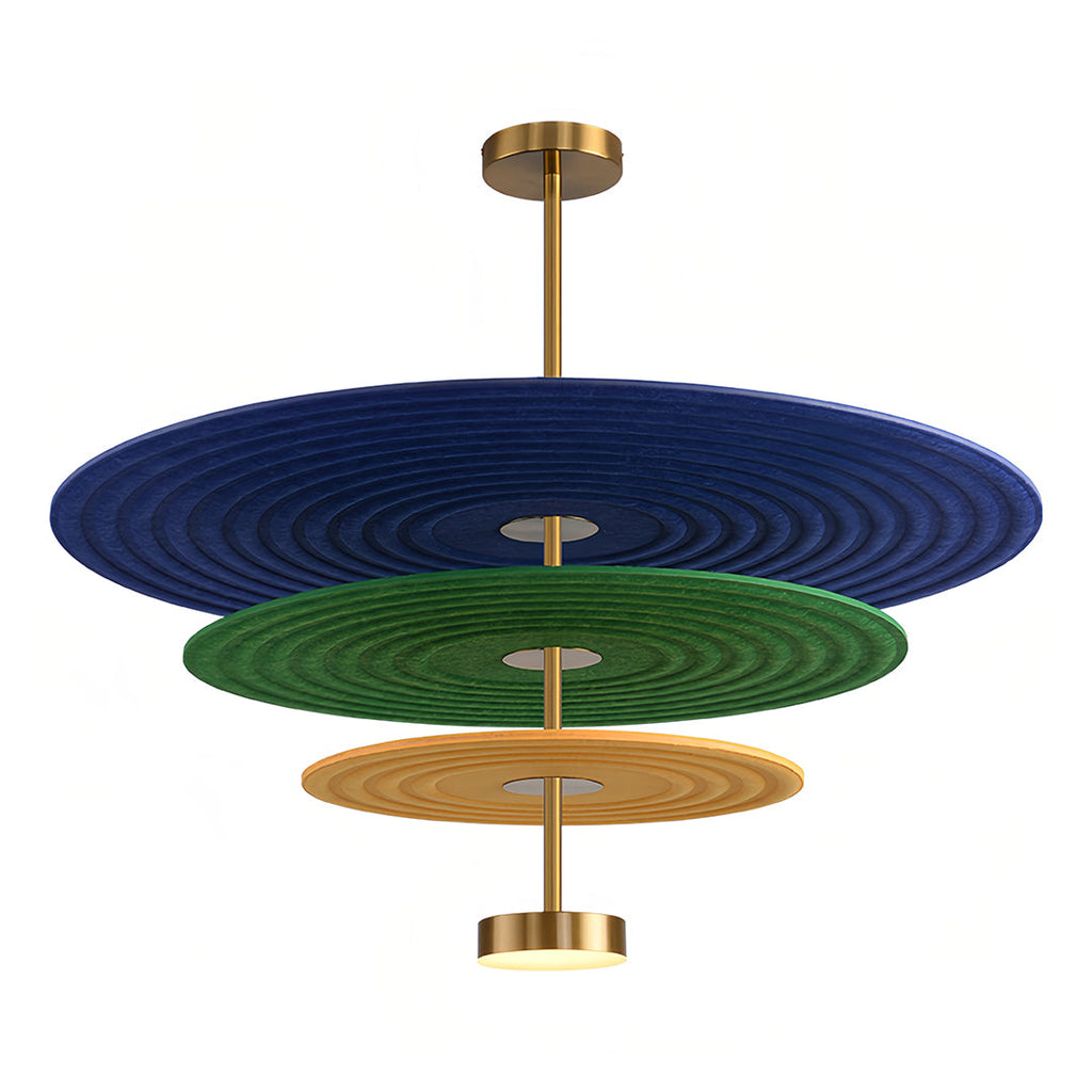CHATHAM TRIO SOUND-ABSORBING FELT CHANDELIER