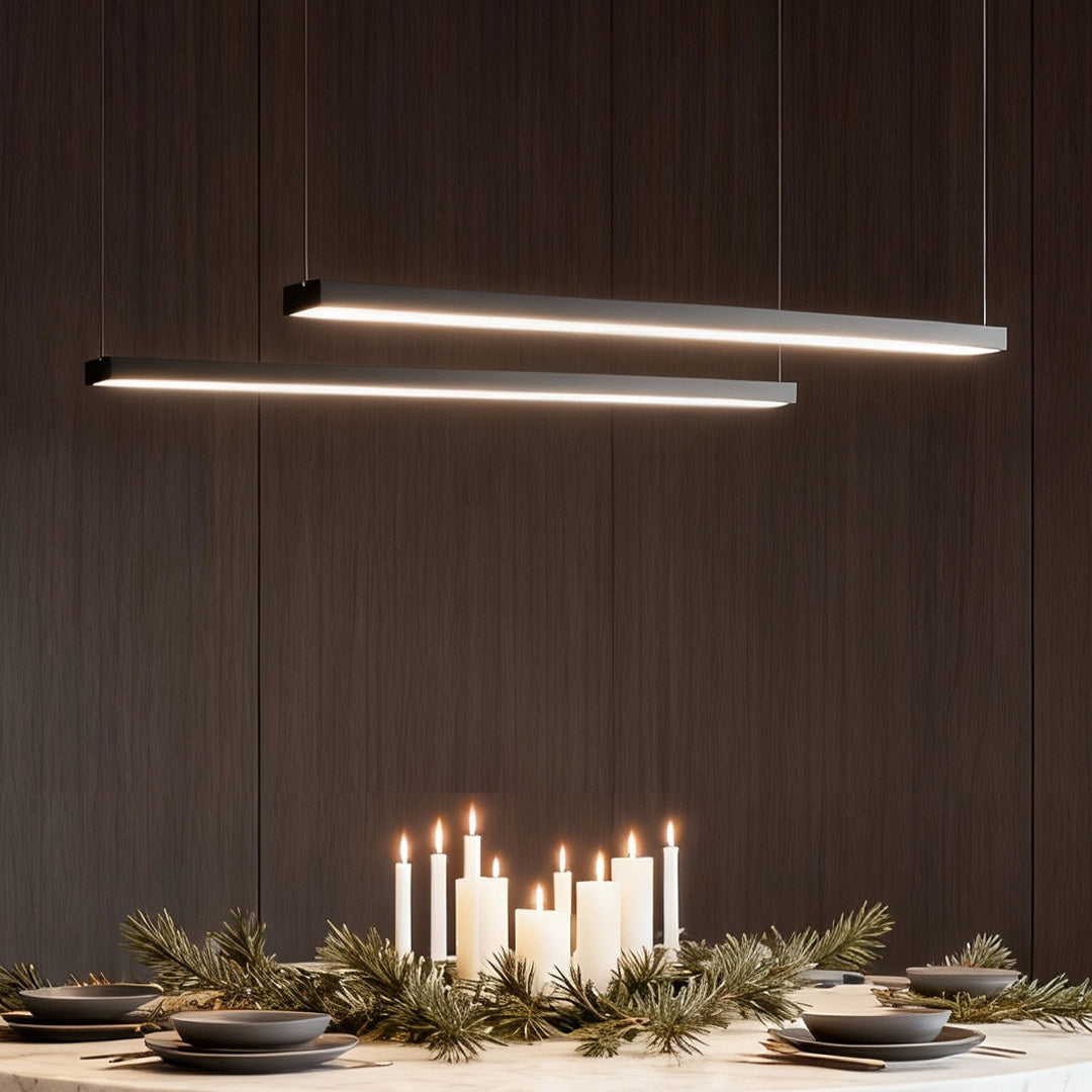 WINDSOR MODERN RECTANGULAR LED PENDANT ILLUMINATOR