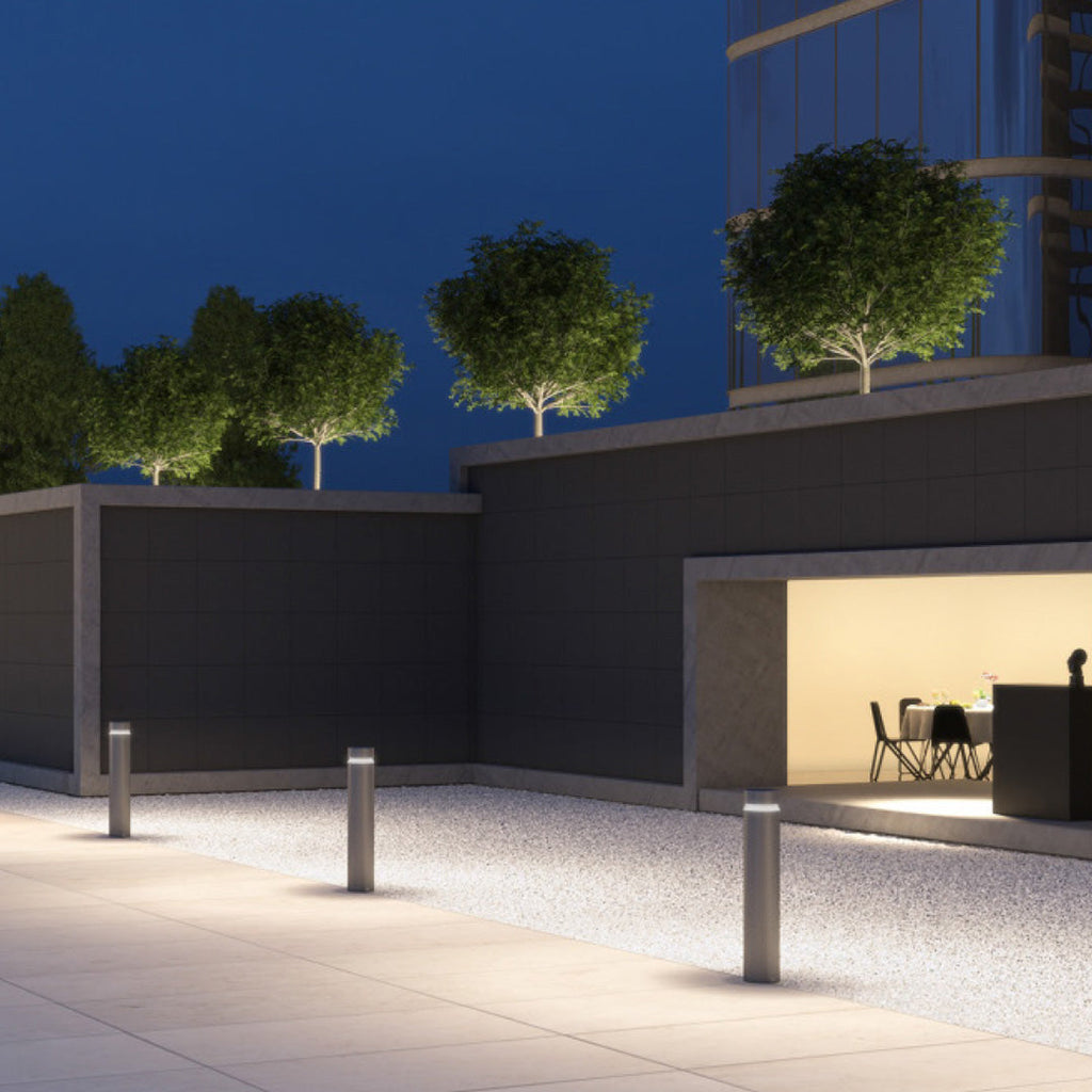 WINTERBOURNE MODERN OUTDOOR BOLLARD LIGHT WITH WATER-RESISTANT DESIGN