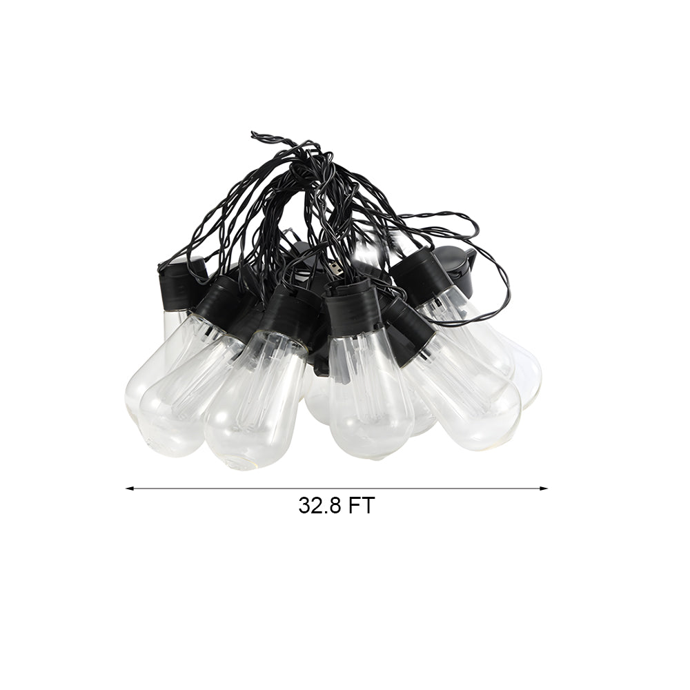 WHIMBLETON RUSTIC SOLAR GLOW STRING LIGHTS
