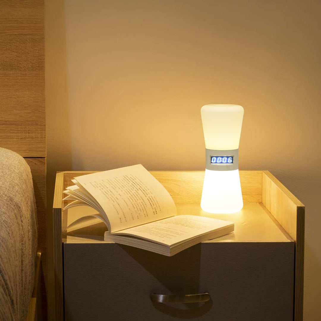 WINDSOR HOURGLASS ILLUMINATION TABLE LAMP WITH GRAVITY SENSOR