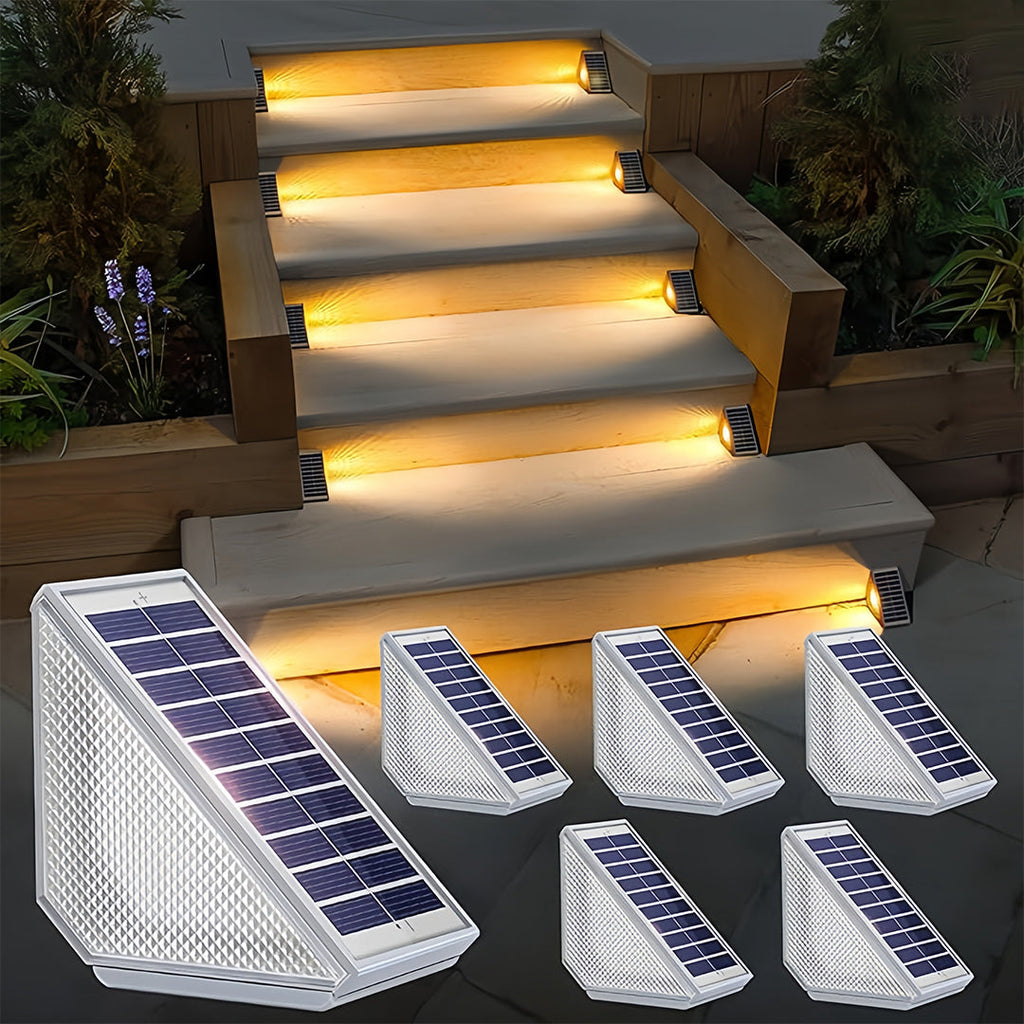 WINDSOR GLOW SOLAR DECK ILLUMINATORS - AUTOMATICALLY WATERPROOF RGB LIGHTING