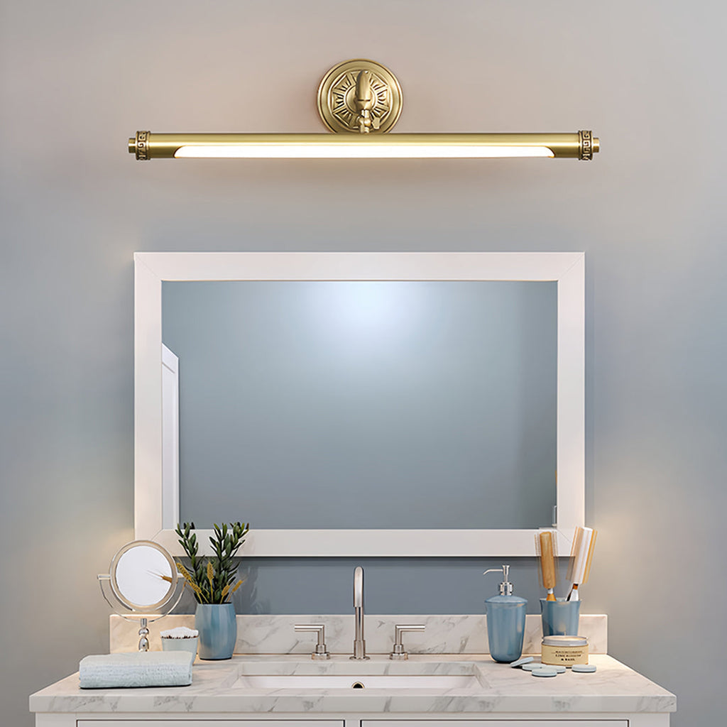 WINDSOR GLEAM COPPER MIRROR WALL SCONCE