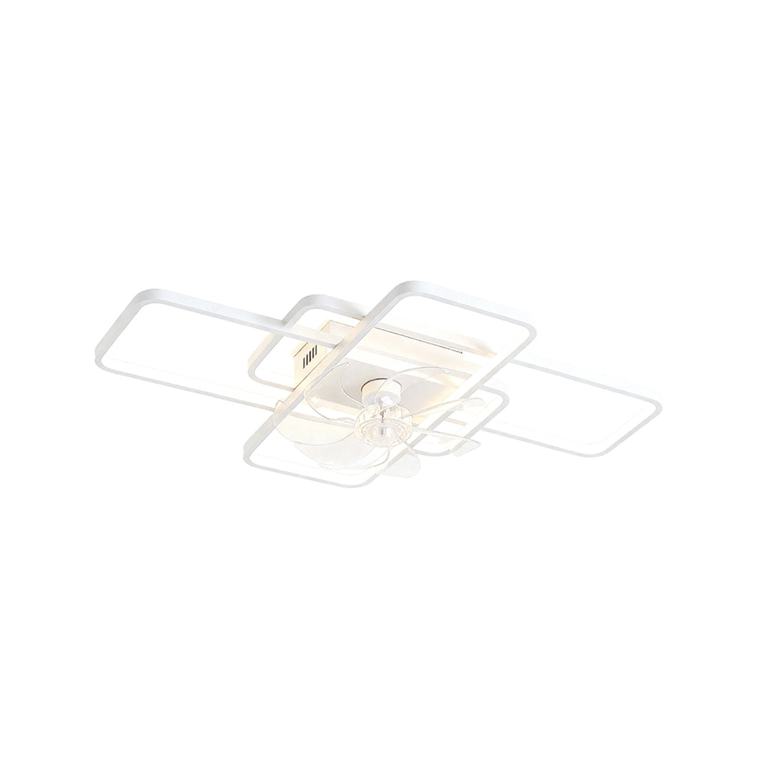 FARNWORTH ACRYLIC SHADE CEILING FAN WITH ILLUMINATION