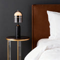 VIVIANE GLASS CRESCENT TABLE LAMP