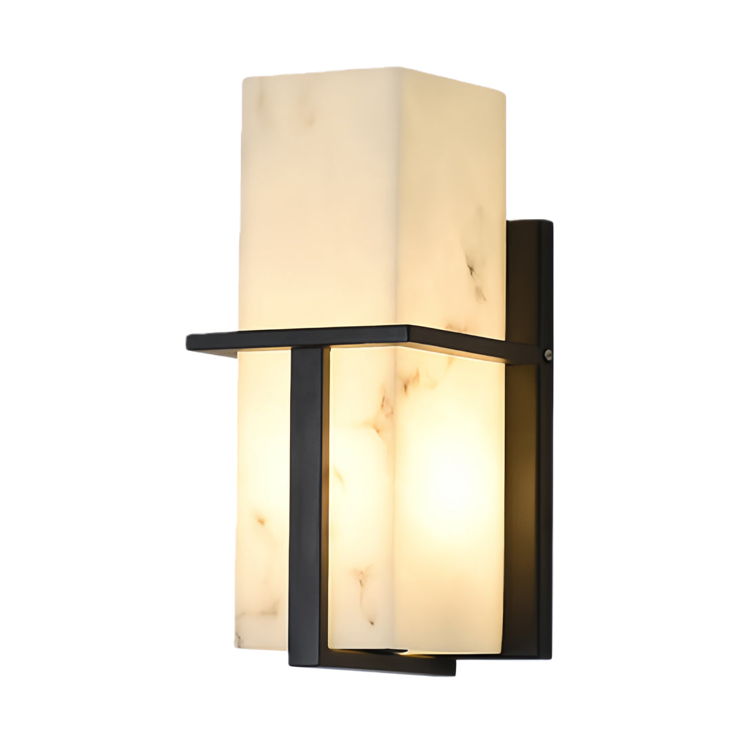 RAVENHURST OUTDOOR MARBLE-STYLE WALL SCONCE