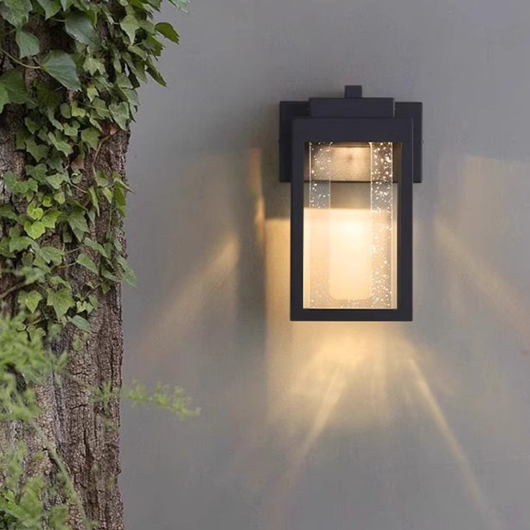 1. "WINDERMERE AQUA-BEAM OUTDOOR LANTERN"  
   - A waterproof fixture featuring a stunning crystal design that refracts light beautifully, perfect for illuminating garden paths and patios.

2. "HASTINGS CRYSTAL-CLAD WALL SCONCE"  
   - A weather-resistant
