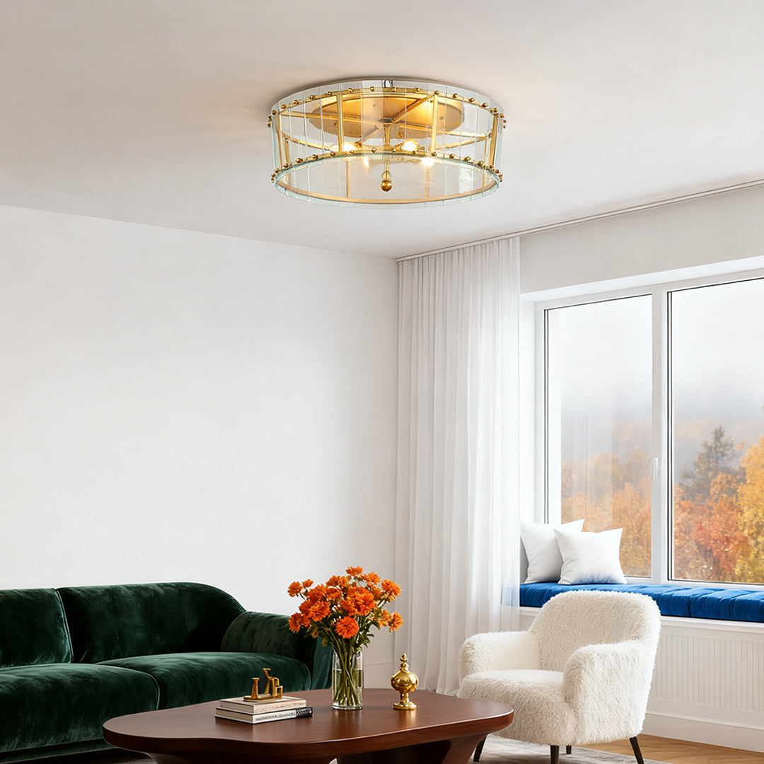 WINDSOR GLEAM ROUND GLASS CEILING LANTERN