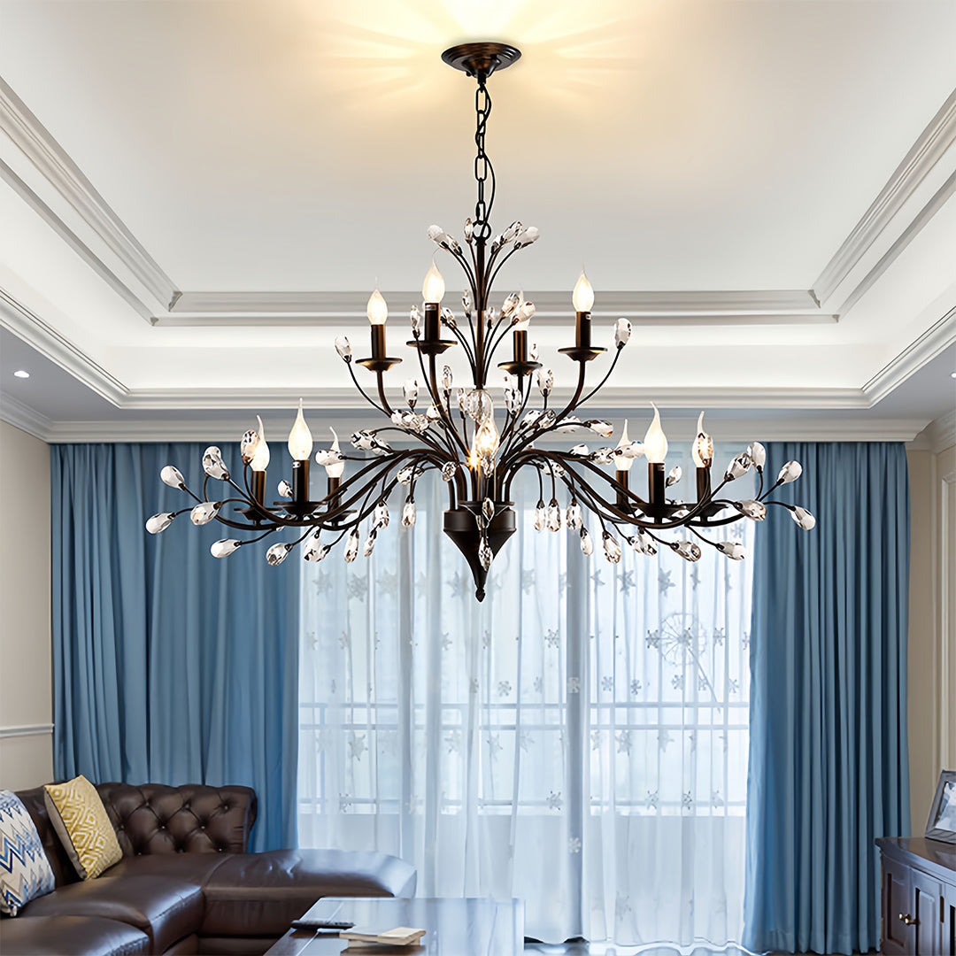 WINDSOR LED CANDLELIGHT CEILING CHANDELIER