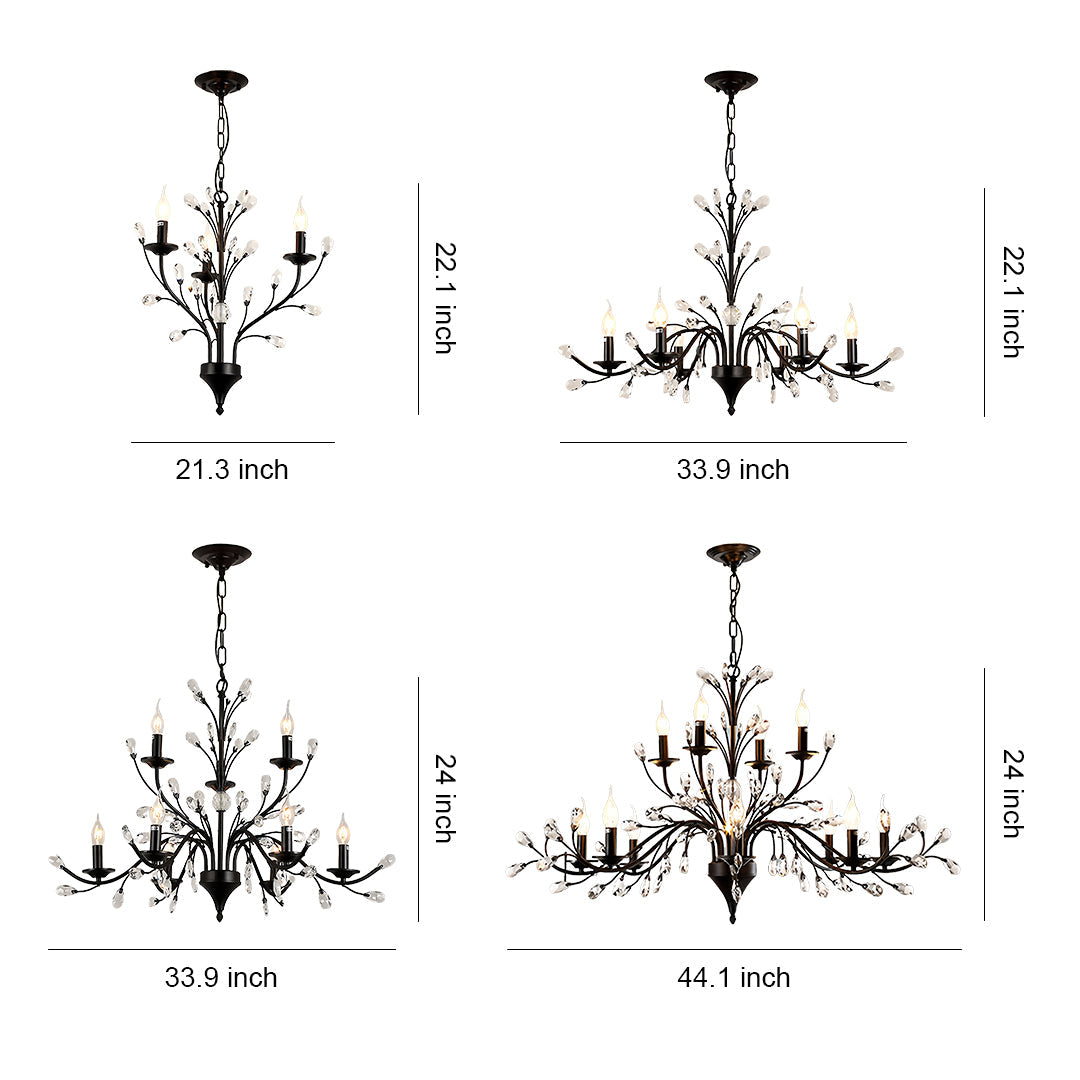 WINDSOR LED CANDLELIGHT CEILING CHANDELIER