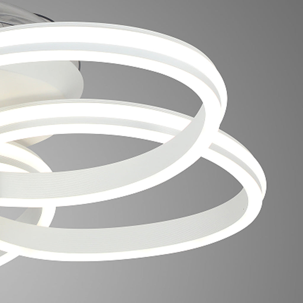 WINDSOR BLOOM IRON CEILING FAN WITH INTEGRATED LIGHTING