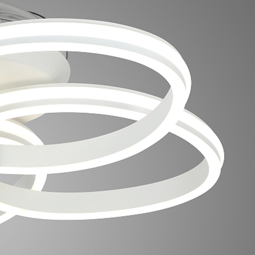 WINDSOR BLOOM IRON CEILING FAN WITH INTEGRATED LIGHTING