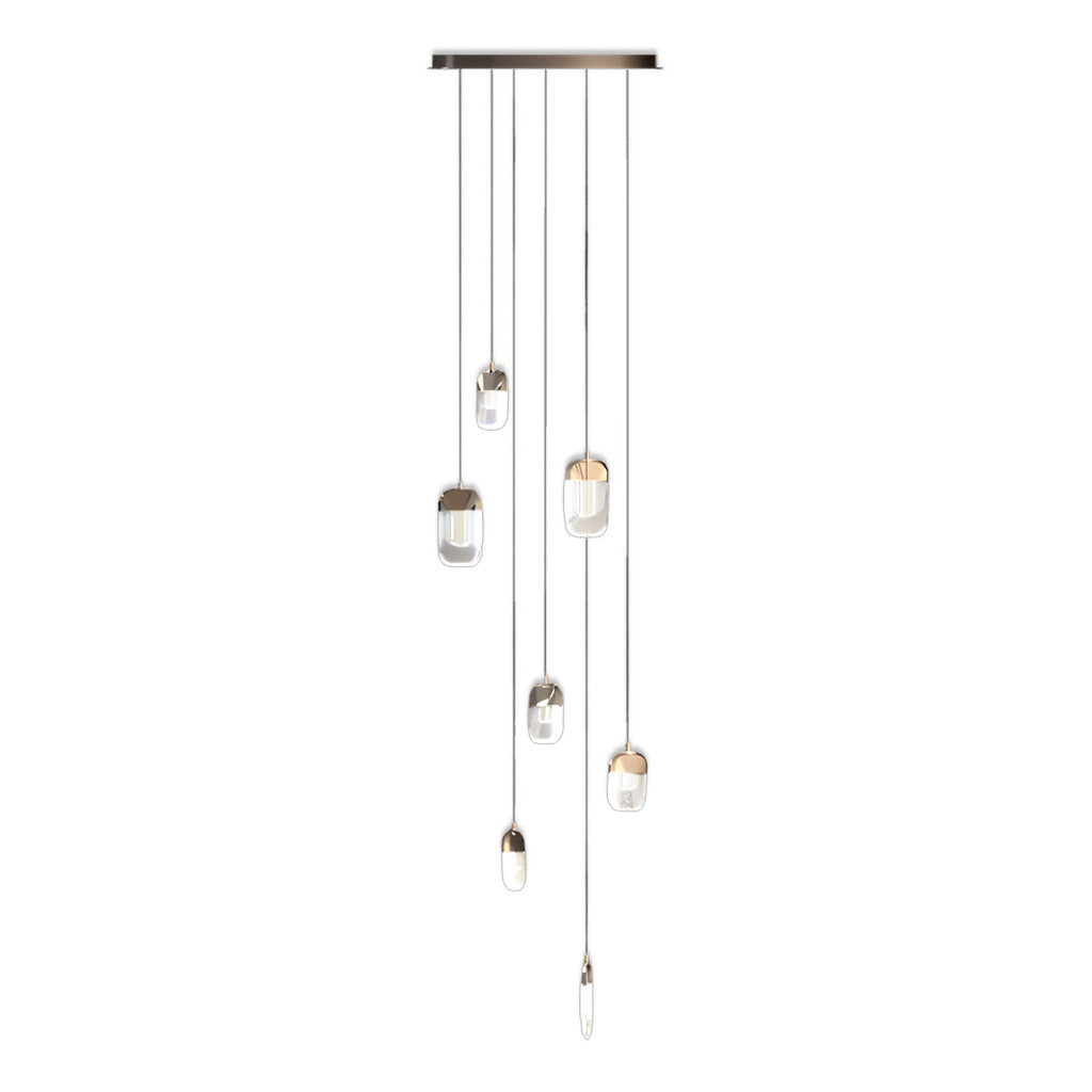 WINDSOR CRYSTAL DRAPED STAIRCASE CHANDELIER