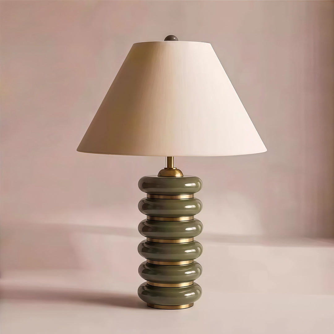 CHARLESTON TWEED SHADE TABLE LANTERN